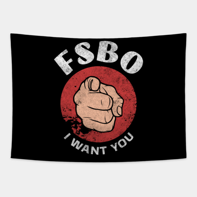 FSBO - I Want You Tapestry by REG