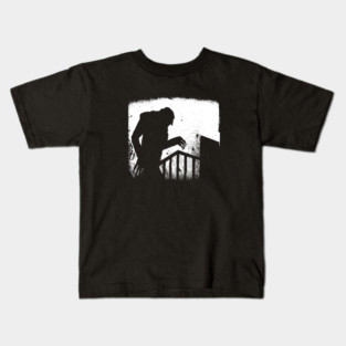 Nosferatu Vampire Silhouette Kids T-Shirt