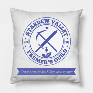 Stardew Valley Farmer's Guild Crest Redux Pillow