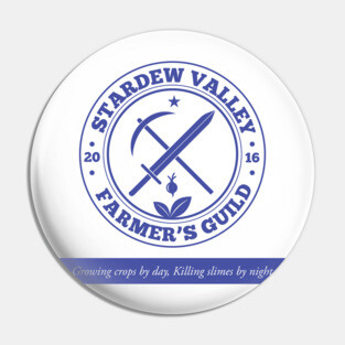 Stardew Valley Farmer's Guild Crest Redux Pin