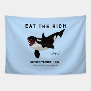 Orcas Revolution 2025 - Sinking Ships Tapestry