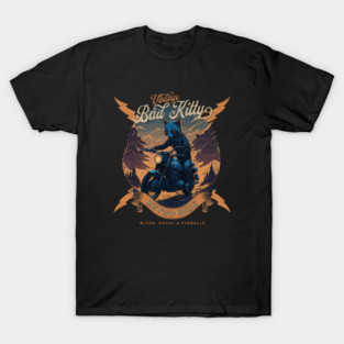 BAD KITTY: RETRO RIDE T-Shirt