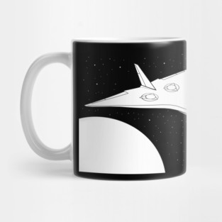 I.C.C. Ship in flight Mug