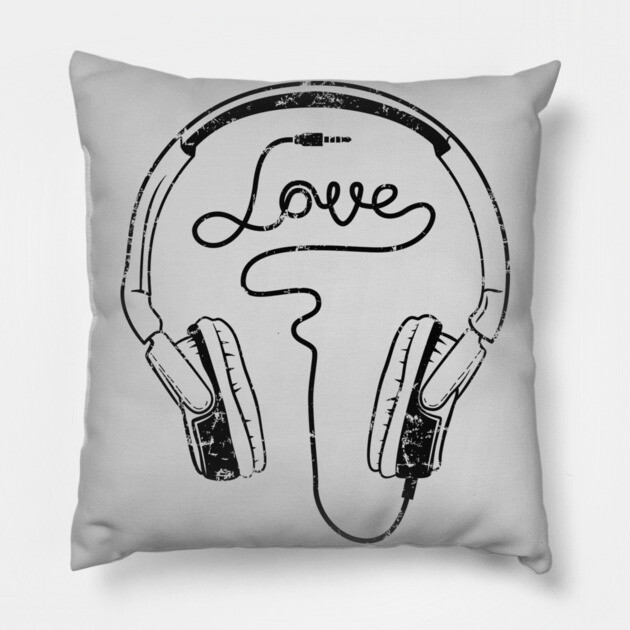 Sound of Love. Light Vibe Pillow by filiposwear