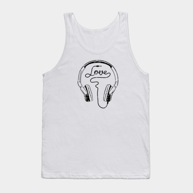 Sound of Love. Light Vibe Tank Top by filiposwear