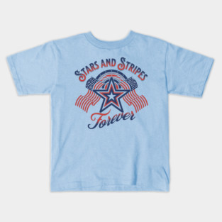 Stars And Stripes Forever Kids T-Shirt