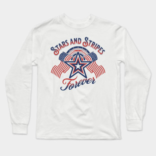 Stars And Stripes Forever Long Sleeve T-Shirt