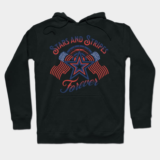 Stars And Stripes Forever Hoodie by The WYLD Tribe