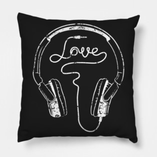 Sound of Love. Dark Vibe Pillow