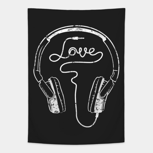 Sound of Love. Dark Vibe Tapestry by filiposwear