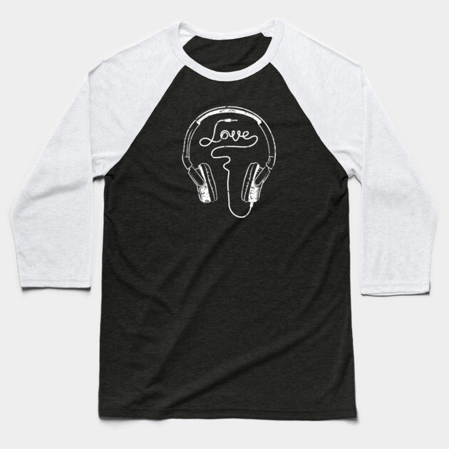 Sound of Love. Dark Vibe Baseball T-Shirt by filiposwear