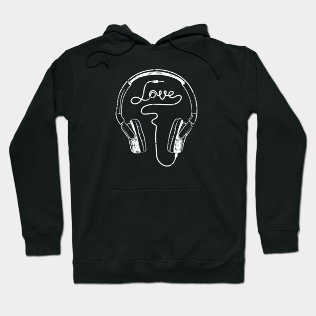 Sound of Love. Dark Vibe Hoodie by filiposwear