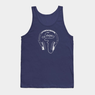 Sound of Love. Dark Vibe Tank Top