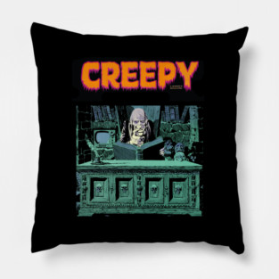 Creepy Magazine Pillow