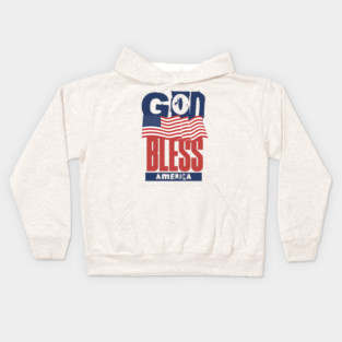 God Bless America Kids Hoodie