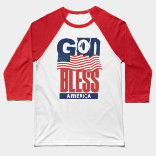 God Bless America Baseball T-Shirt