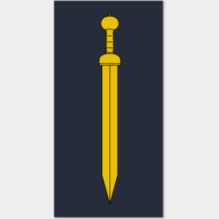 golden roman gladiolus Posters and Art