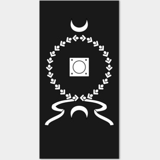 Imperial Roman Shield. Scutum (white) Posters and Art