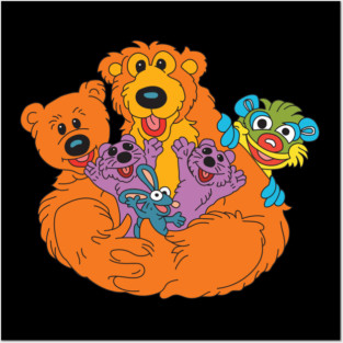 Bear in the big blue house - ensemble Posters and Art