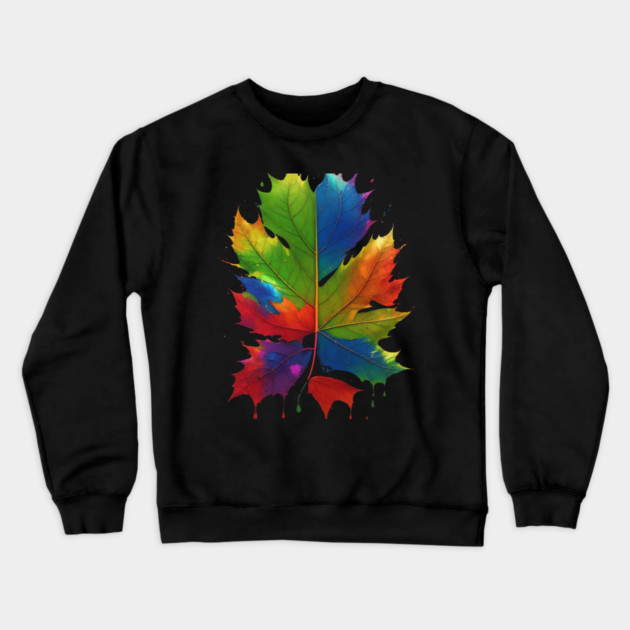 Canadian Patriot Crewneck Sweatshirt by Pixel Threads 