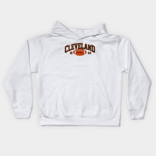 Cleveland Football Vintage Kids Hoodie