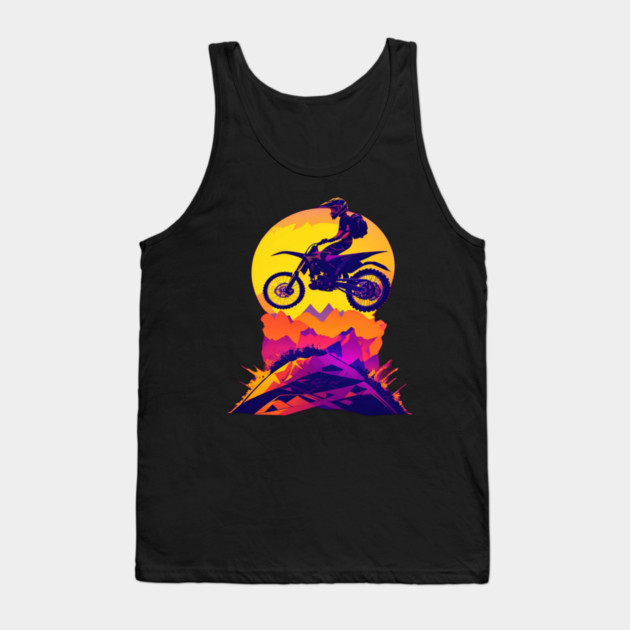 Dirtbike Tank Top by Pixel Threads 