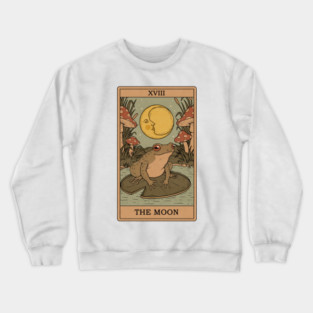 The Moon - Frogs Tarot Crewneck Sweatshirt