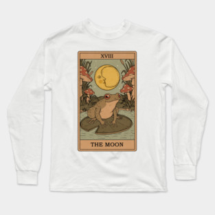 The Moon - Frogs Tarot Long Sleeve T-Shirt