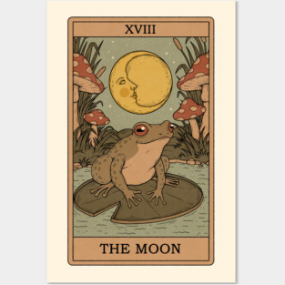 The Moon - Frogs Tarot Posters and Art
