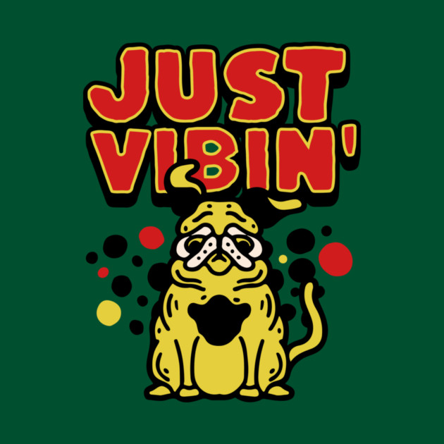 Funny Bulldog Just Vibin by The WYLD Tribe