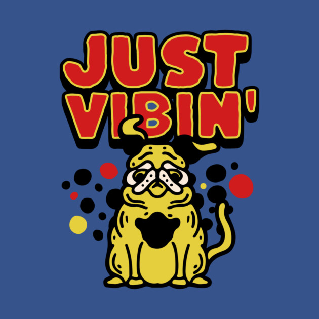 Funny Bulldog Just Vibin by The WYLD Tribe