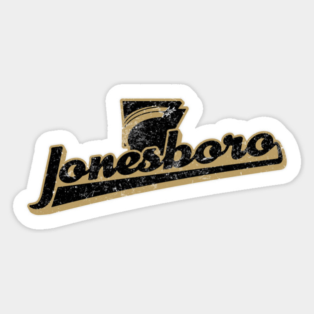 Jonesboro Retro Swash (Gold) Magnet by rt-shirts