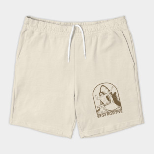stay positive shark vintage Shorts