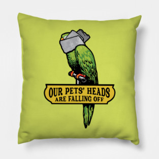 Our Pets' Heads Are Falling Off Pillow