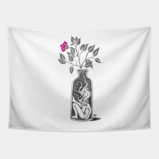 fairy in the bottle 2 Tapestry