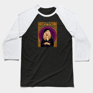 Stevie Nicks Celestial Tarot High Priestess Baseball T-Shirt