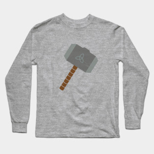 Thor's Hammer Symbol Long Sleeve T-Shirt