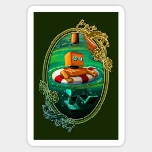Tubing Robot Sticker