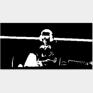 Pixel Kendall Roy Headphones Posters and Art