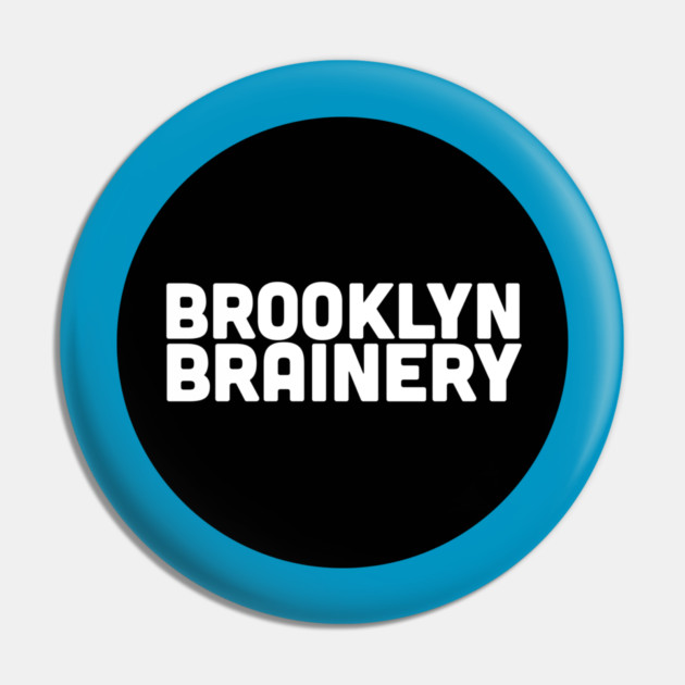 Classic Brainery Logo in Black Pin by brooklynbrainery