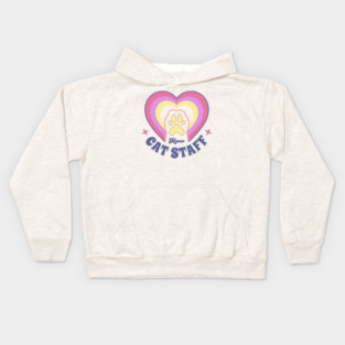 Meow Cat Staff Kids Hoodie