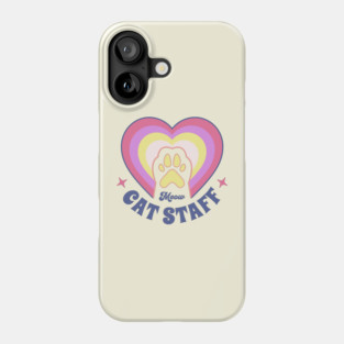 Meow Cat Staff Phone Case