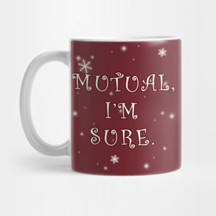 White Christmas Quote Mug