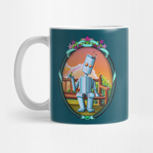 Bot & Birds Mug