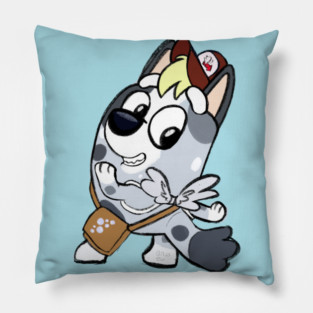 Muffin Derpy Heeler Pillow