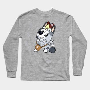 Muffin Derpy Heeler Long Sleeve T-Shirt