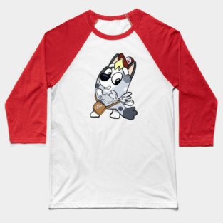 Muffin Derpy Heeler Baseball T-Shirt