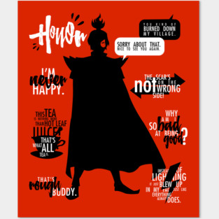 ATLA - Prince Zuko Quotes Posters and Art