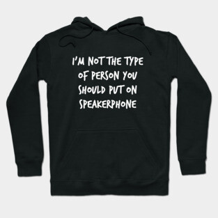 Speakerphone Hoodie