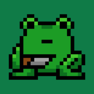 Pixel Frog with a knife 1 T-Shirt